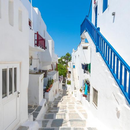 White And Grey Chora Apartment Mykonos Town Exterior foto