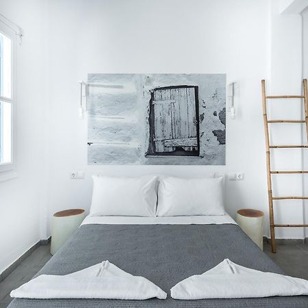 White And Grey Chora Apartment Mykonos Town Exterior foto
