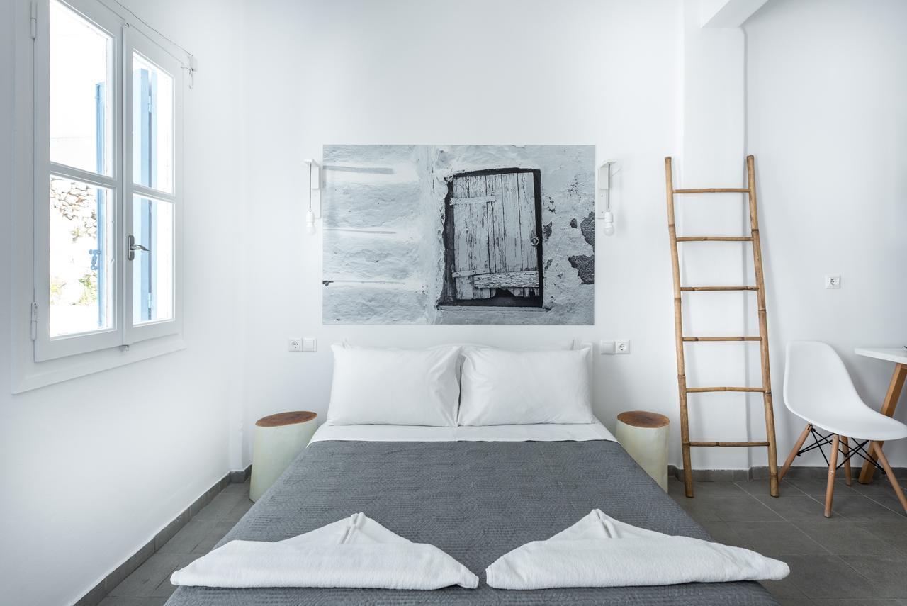 White And Grey Chora Apartment Mykonos Town Exterior foto
